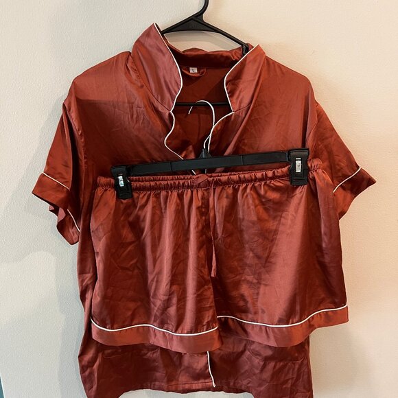 Copper Colored Pj Set | Bridemaids - Picture 1 of 7